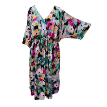 Load image into Gallery viewer, Pastels Floral Viscose Maxi Dress UK Size 18-32 M138