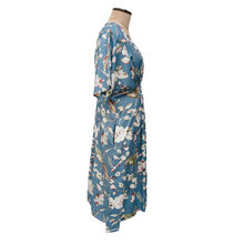 Load image into Gallery viewer, Ocean Birds Cotton Smocked Maxi Dress Size 16-32 P212