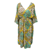 Load image into Gallery viewer, Multicolored Viscose Maxi Dress UK Size 18-32 M139