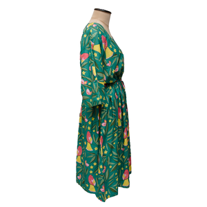 Green Sparrows Cotton Maxi Dress UK Size 18-32 M148