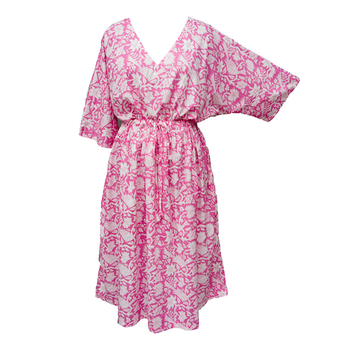 Pink Peacocks Cotton Maxi Dress UK Size 18-32 M152