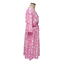 Load image into Gallery viewer, Pink Peacocks Cotton Maxi Dress UK Size 18-32 M152