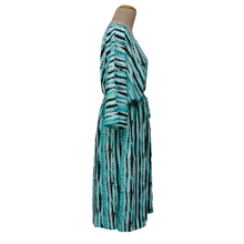 Load image into Gallery viewer, Mint Tie Dye Viscose Maxi Dress UK Size 18-32 M66