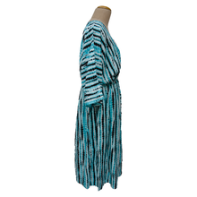 Load image into Gallery viewer, Sky Tie Dye Viscose Maxi Dress UK Size 18-32 M68