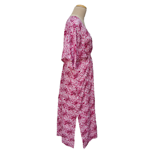 Cherry Tie Dye Smocked Maxi Dress Size 16-32 PL13