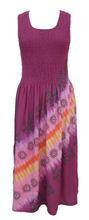 Load image into Gallery viewer, Viscose Tie Dye Maxi Dress UK  One Size 14-24 EA4