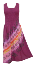 Load image into Gallery viewer, Viscose Tie Dye Maxi Dress UK  One Size 14-24 EA4